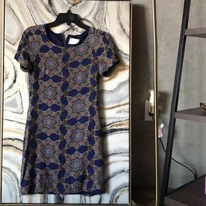 Lulus bodycon short sleeve printed dress